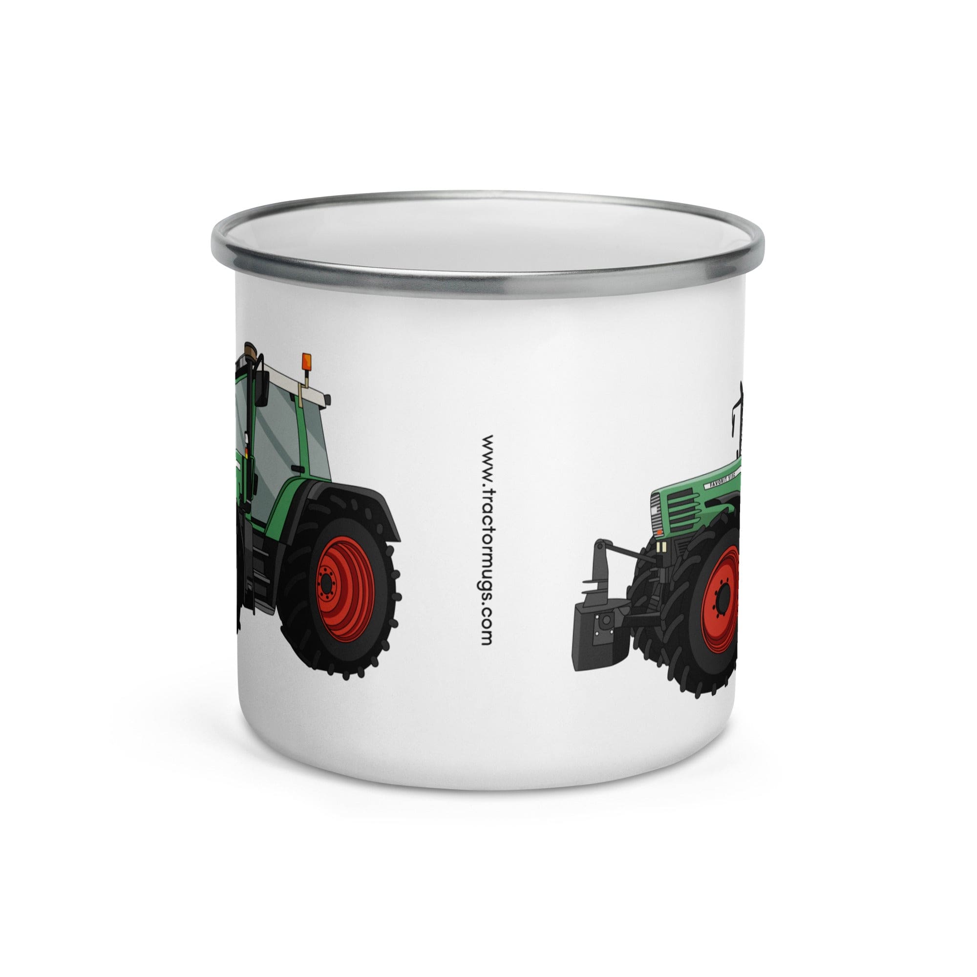 The Tractors Mugs Store Fendt Favorit 515 Enamel Mug Quality Farmers Merch