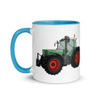 The Tractors Mugs Store Fendt Favorit 515 Mug with Color Inside Quality Farmers Merch