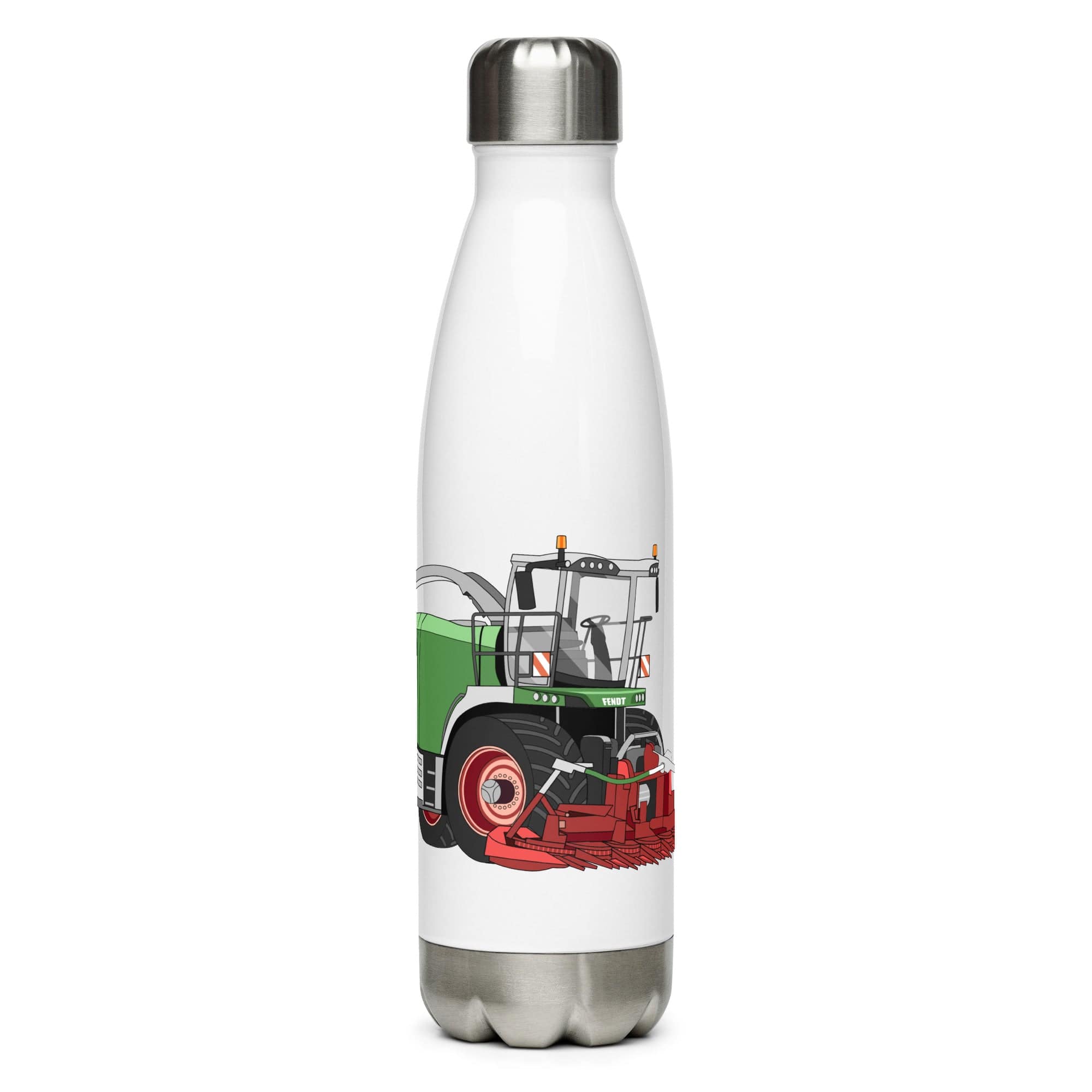 The Tractors Mugs Store Fendt Katana 85 Forage Harvester Stainless steel water bottle Quality Farmers Merch