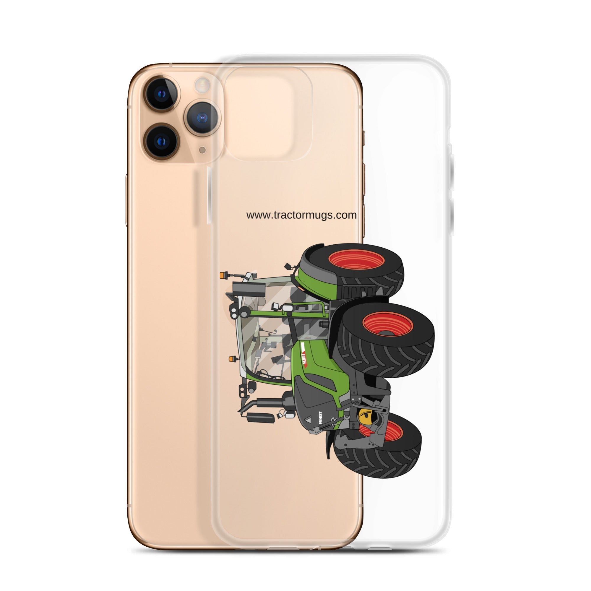 The Tractors Mugs Store Fendt Vario 313 Clear Case for iPhone® Quality Farmers Merch