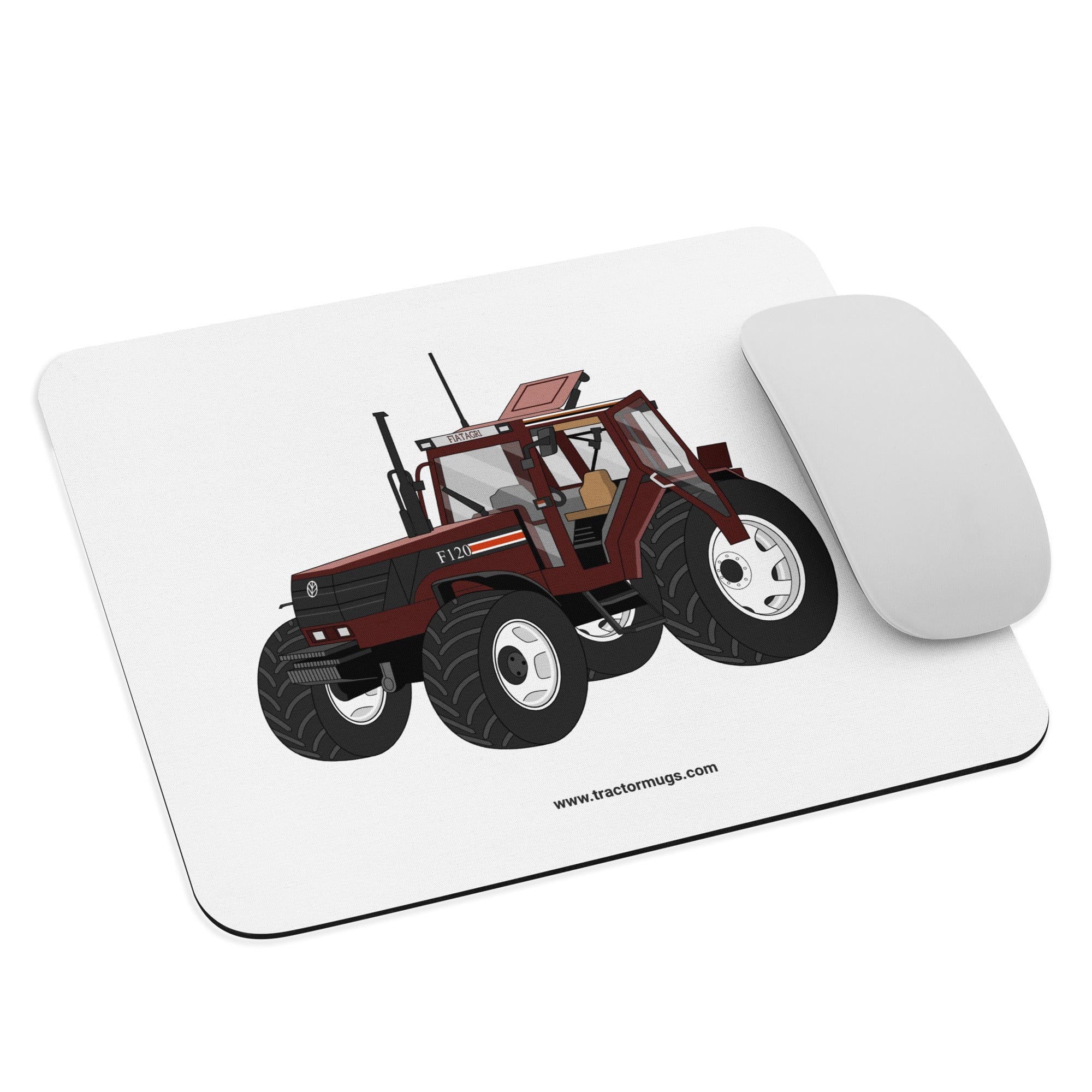 The Tractors Mugs Store Fiat F120 Winner Mouse pad Quality Farmers Merch