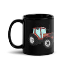 The Tractors Mugs Store Fiat F140 Black Glossy Mug Quality Farmers Merch