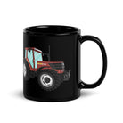 The Tractors Mugs Store Fiat F140 Black Glossy Mug Quality Farmers Merch