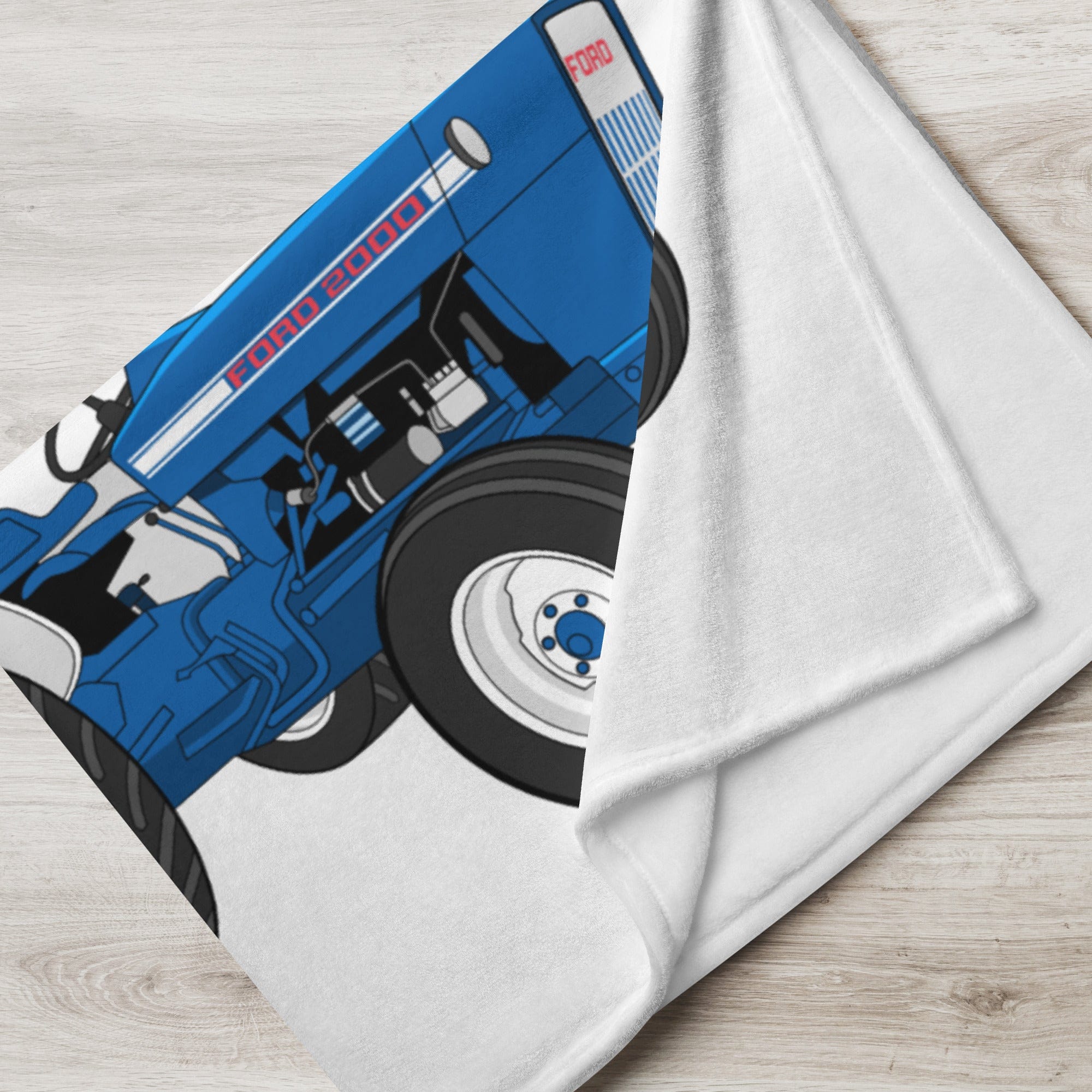 The Tractors Mugs Store Ford 2000 (1963)   | Throw Blanket Quality Farmers Merch