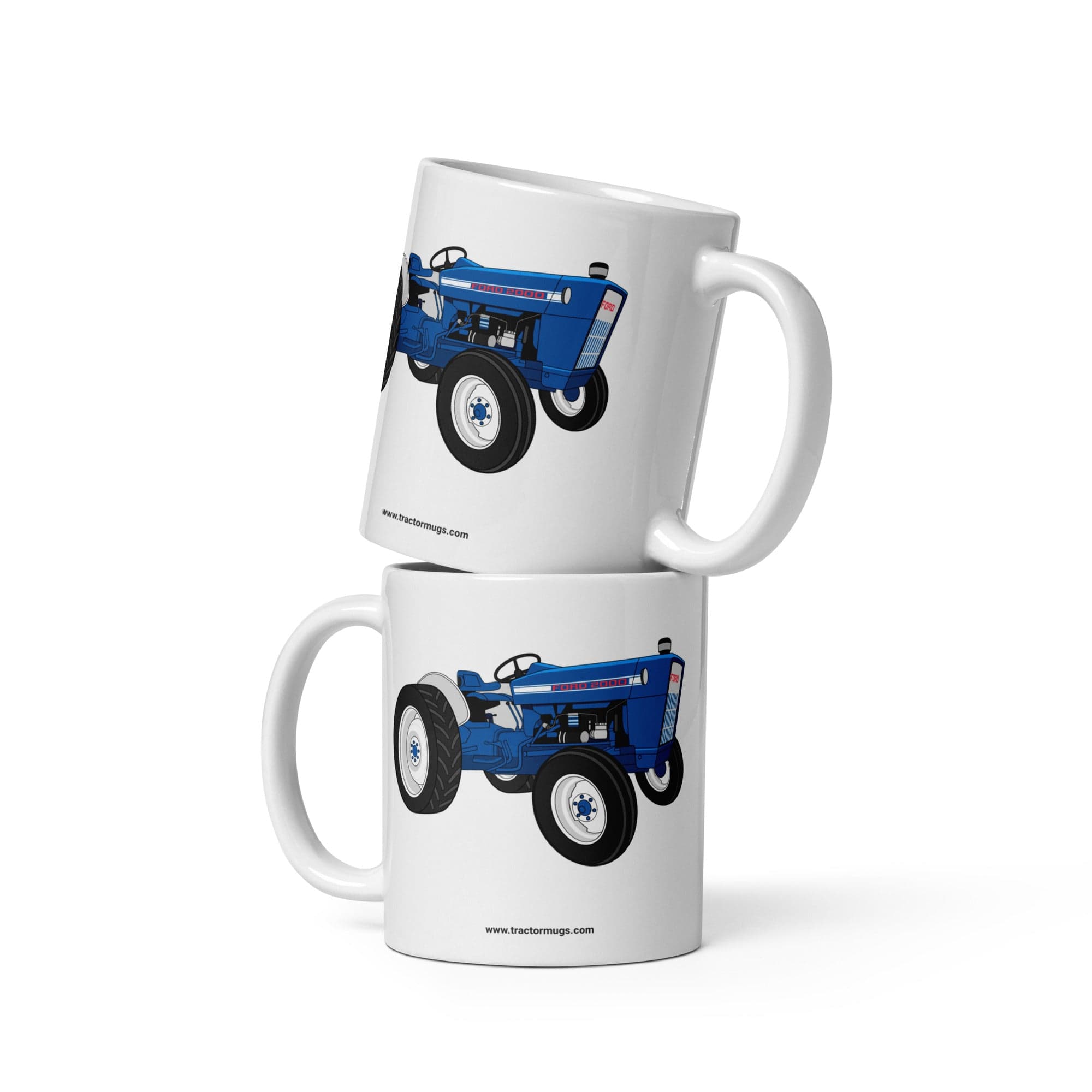 The Tractors Mugs Store Ford 2000 (1963)  | White glossy mug Quality Farmers Merch