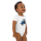 The Tractors Mugs Store Ford 4610 2WD Organic cotton baby bodysuit Quality Farmers Merch