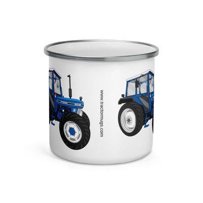The Tractors Mugs Store Ford 4610 4WD Enamel Mug Quality Farmers Merch