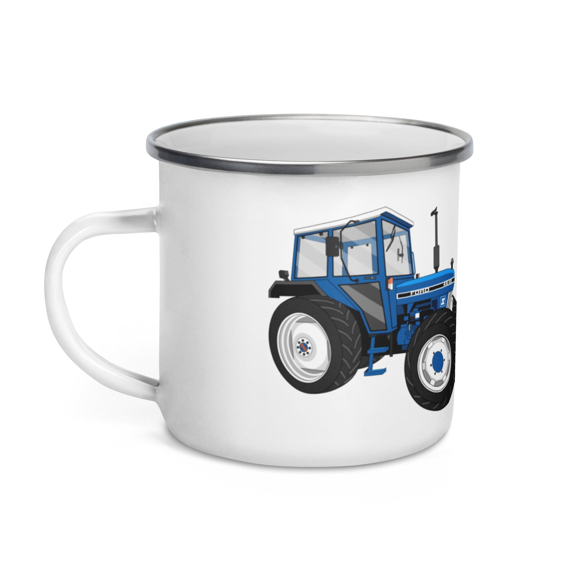 The Tractors Mugs Store Ford 4610 4WD Enamel Mug Quality Farmers Merch