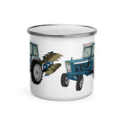 The Tractors Mugs Store Ford 5000 Enamel Mug Quality Farmers Merch