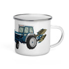 The Tractors Mugs Store Ford 5000 Enamel Mug Quality Farmers Merch