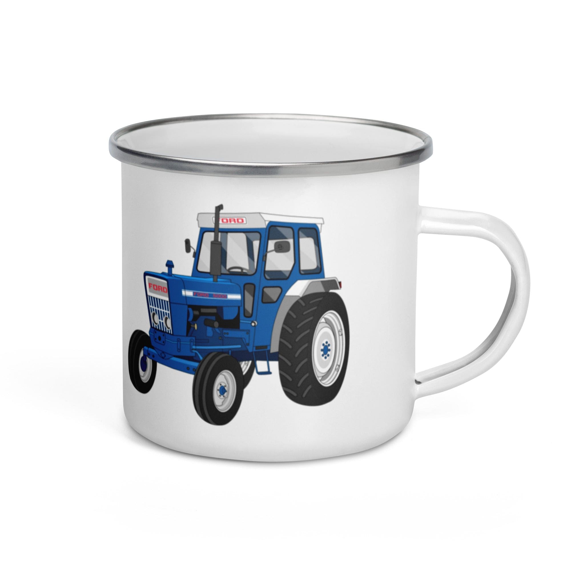 The Tractors Mugs Store Ford 5000 | Enamel Mug Quality Farmers Merch