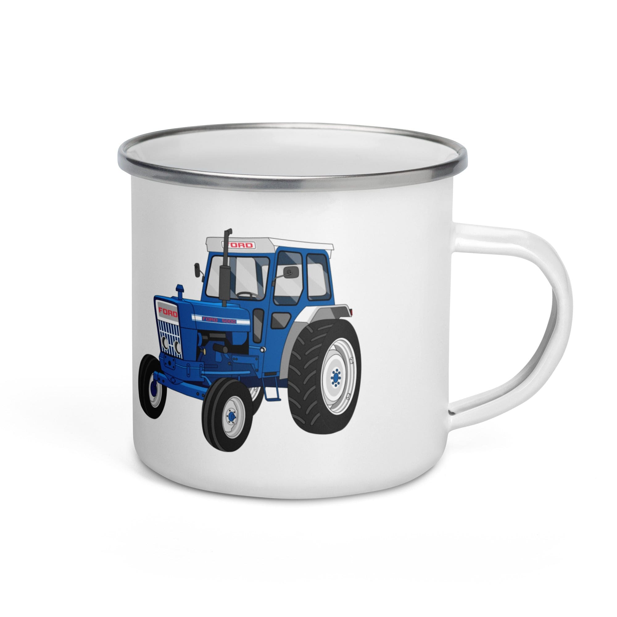 The Tractors Mugs Store Ford 5000 | Enamel Mug Quality Farmers Merch