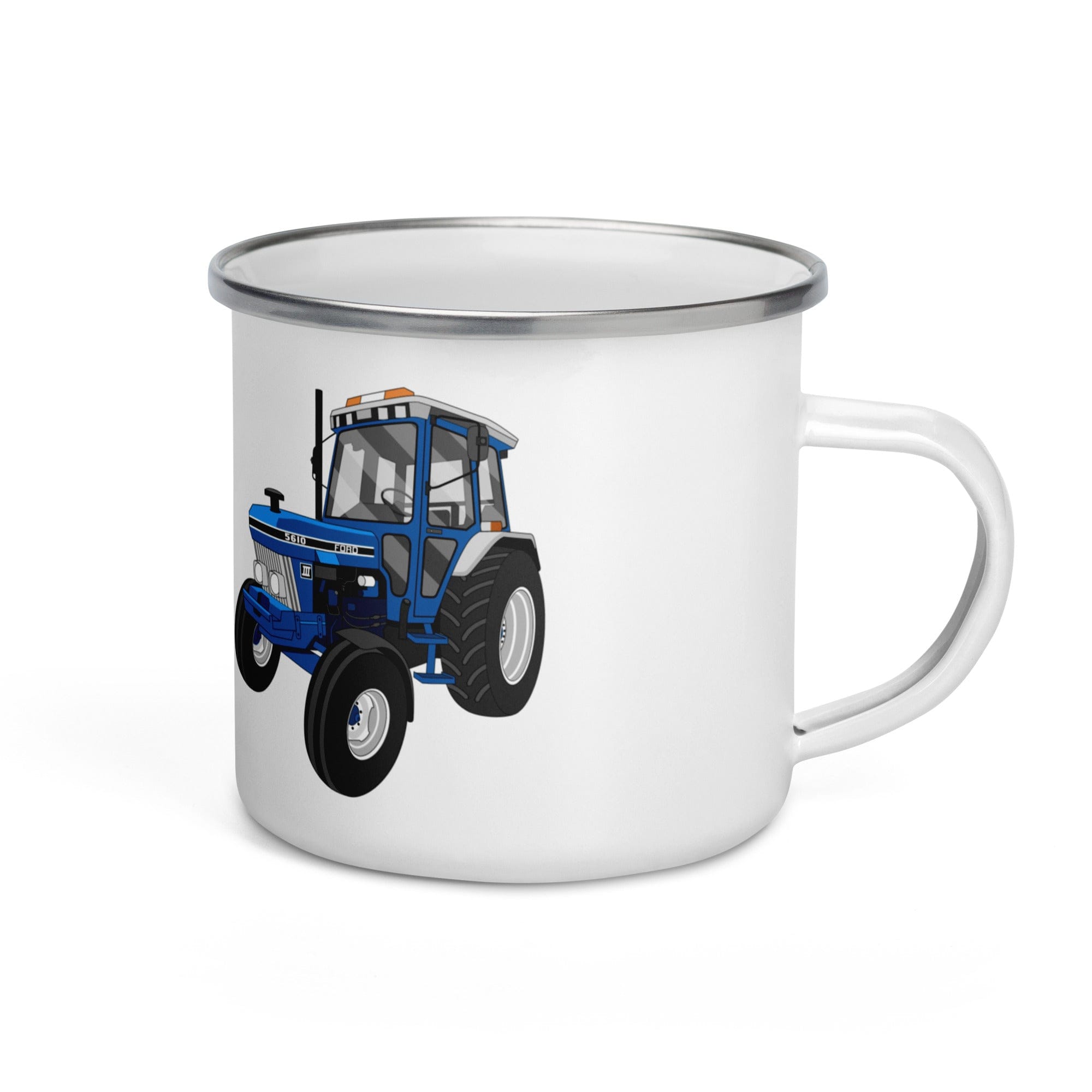 The Tractors Mugs Store Ford 5610 Enamel Mug Quality Farmers Merch