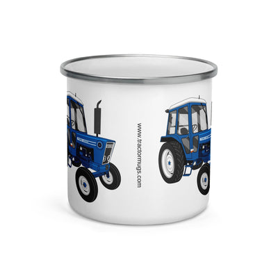 The Tractors Mugs Store Ford 6600 Enamel Mug Quality Farmers Merch