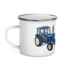 The Tractors Mugs Store Ford 6600 Enamel Mug Quality Farmers Merch