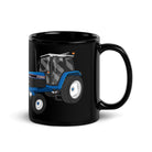 The Tractors Mugs Store Ford 6640 SE 2WD | Black Glossy Mug Quality Farmers Merch