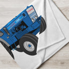 The Tractors Mugs Store Ford 7000 | Throw Blanket Quality Farmers Merch