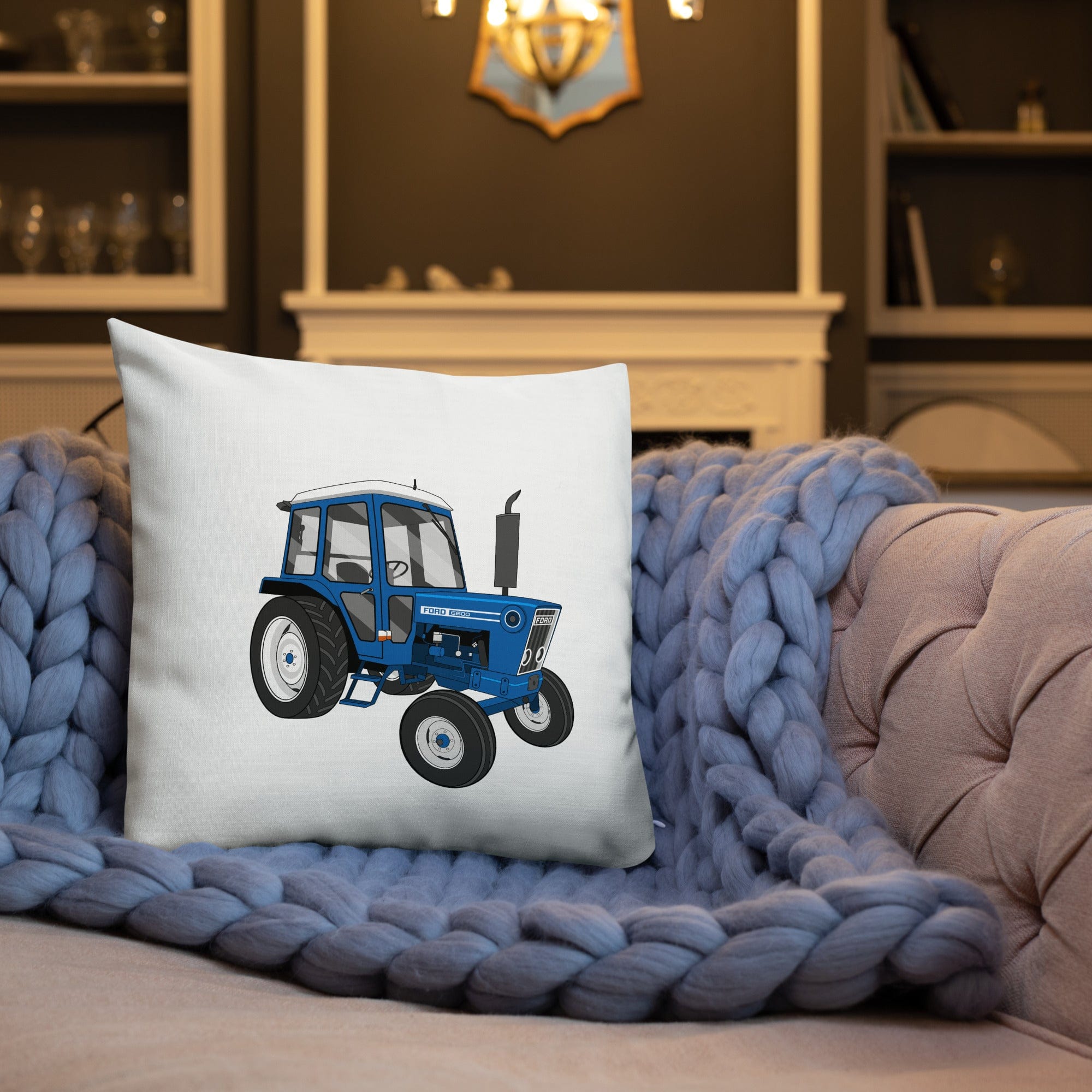 The Tractors Mugs Store Ford 7600 Premium Pillow Quality Farmers Merch