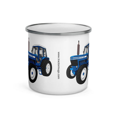 The Tractors Mugs Store Ford 8200 Enamel Mug Quality Farmers Merch