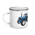 The Tractors Mugs Store Ford 8200 Enamel Mug Quality Farmers Merch