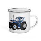 The Tractors Mugs Store Ford 8210 4WD Enamel Mug Quality Farmers Merch