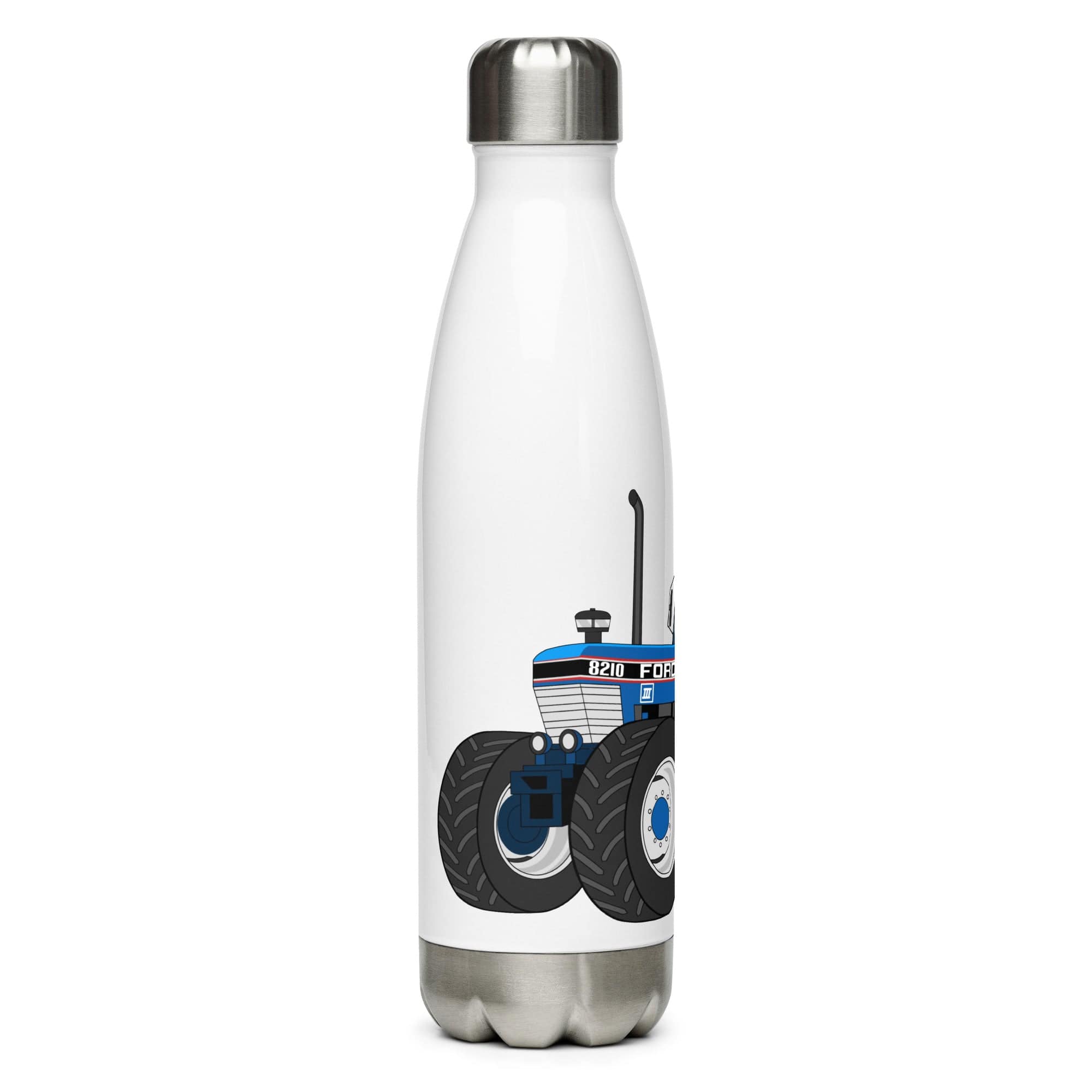 The Tractors Mugs Store Ford 8210 4WD Stainless steel water bottle Quality Farmers Merch