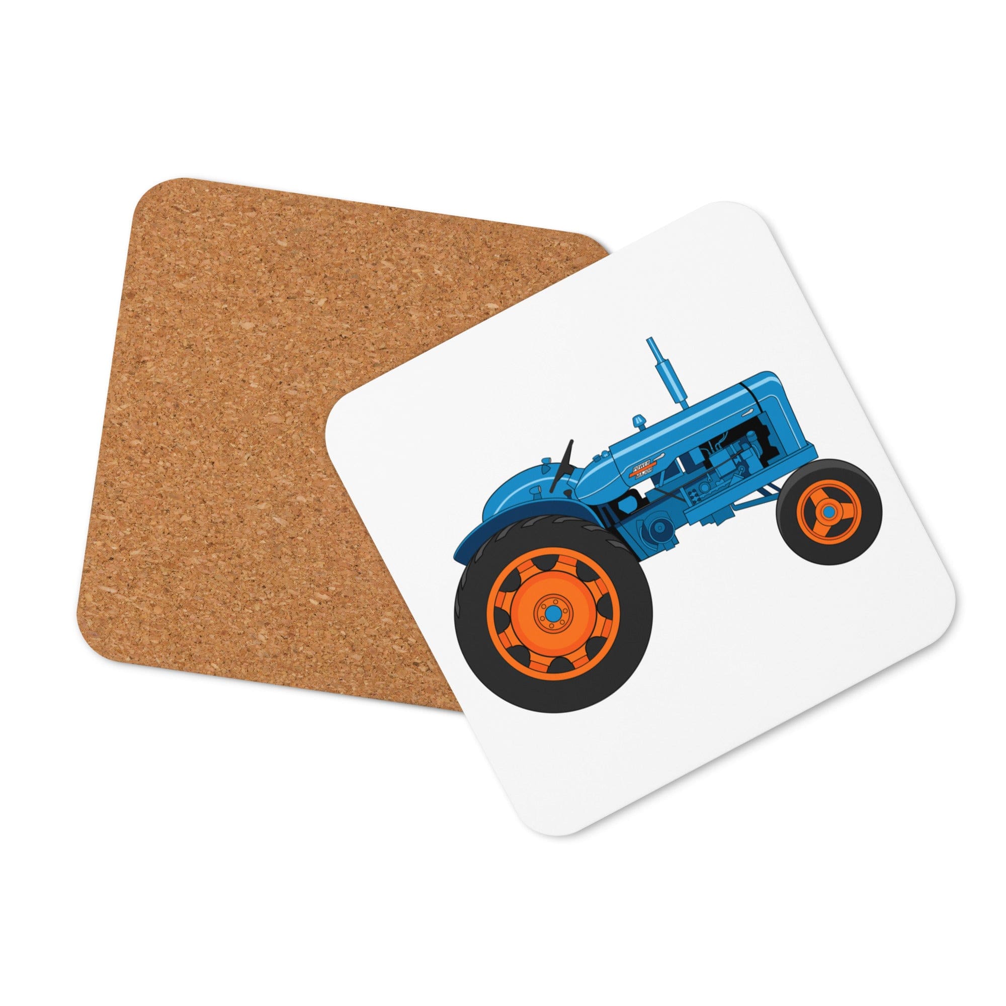 The Tractors Mugs Store Fordson Dexta (1958) Cork-back coaster Quality Farmers Merch