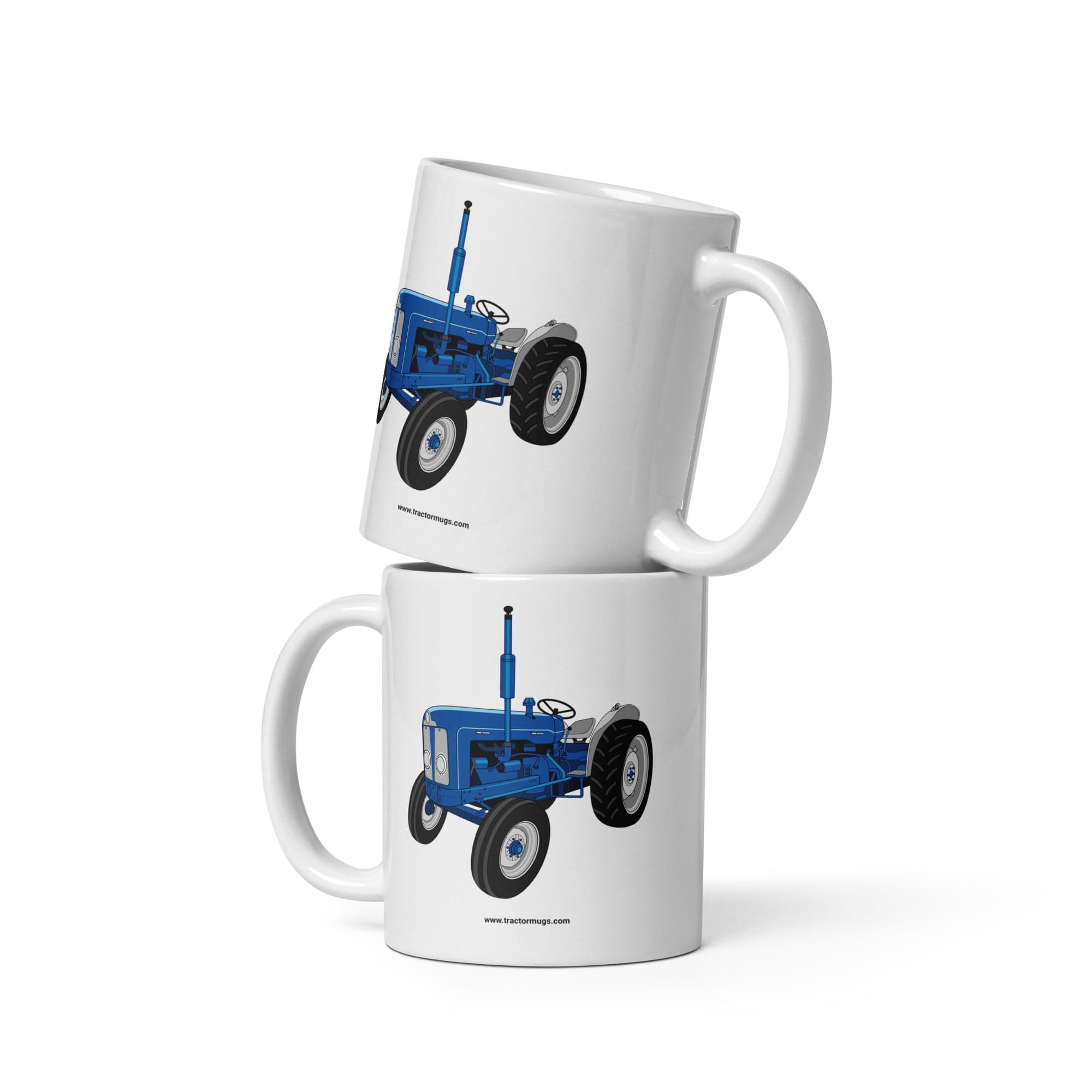 The Tractors Mugs Store Fordson Super Major | White glossy mug Quality Farmers Merch