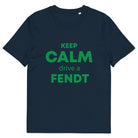 The Tractors Mugs Store French Navy / S KEEP CALM drive a FENDT Unisex organic cotton t-shirt Quality Farmers Merch