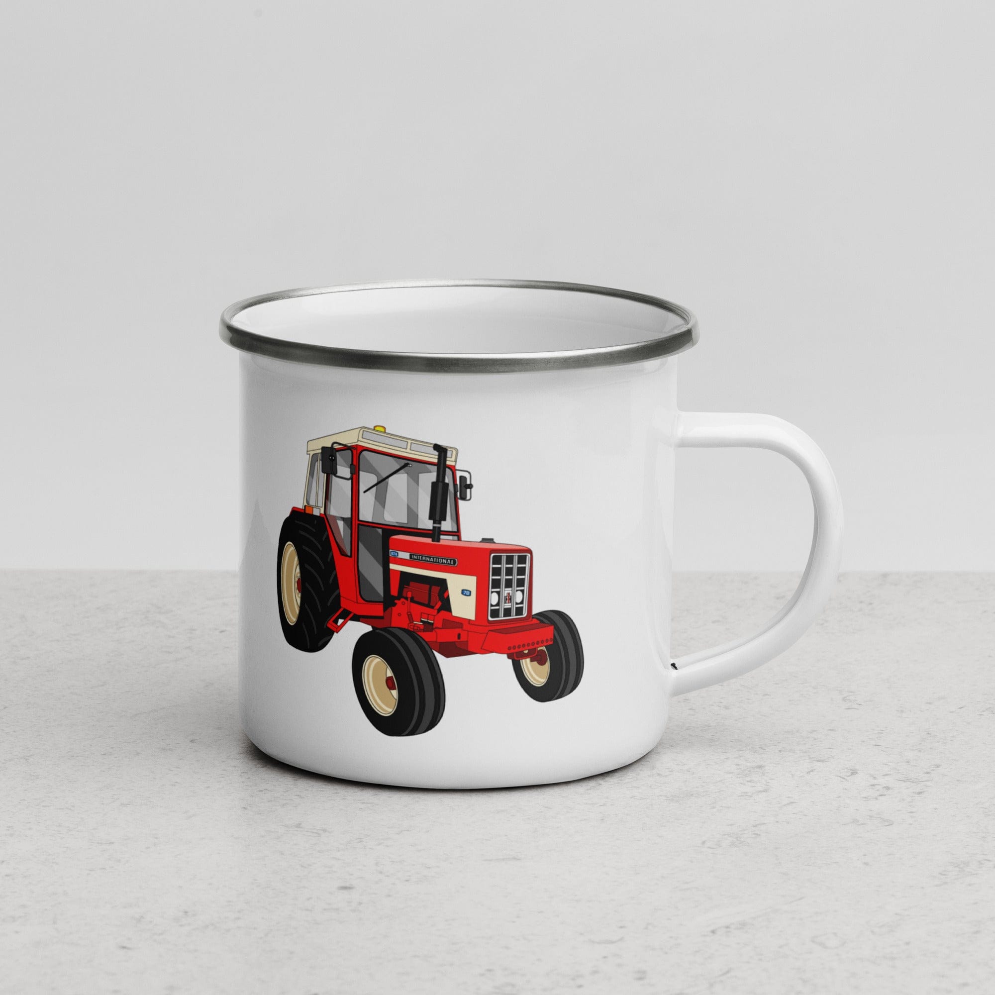 The Tractors Mugs Store International 674 Enamel Mug Quality Farmers Merch