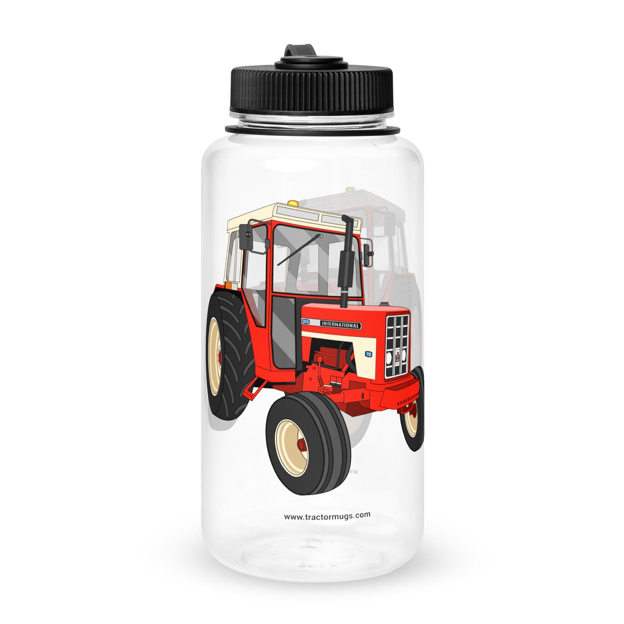 The Tractors Mugs Store International 674 Wide mouth plastic water bottle Quality Farmers Merch