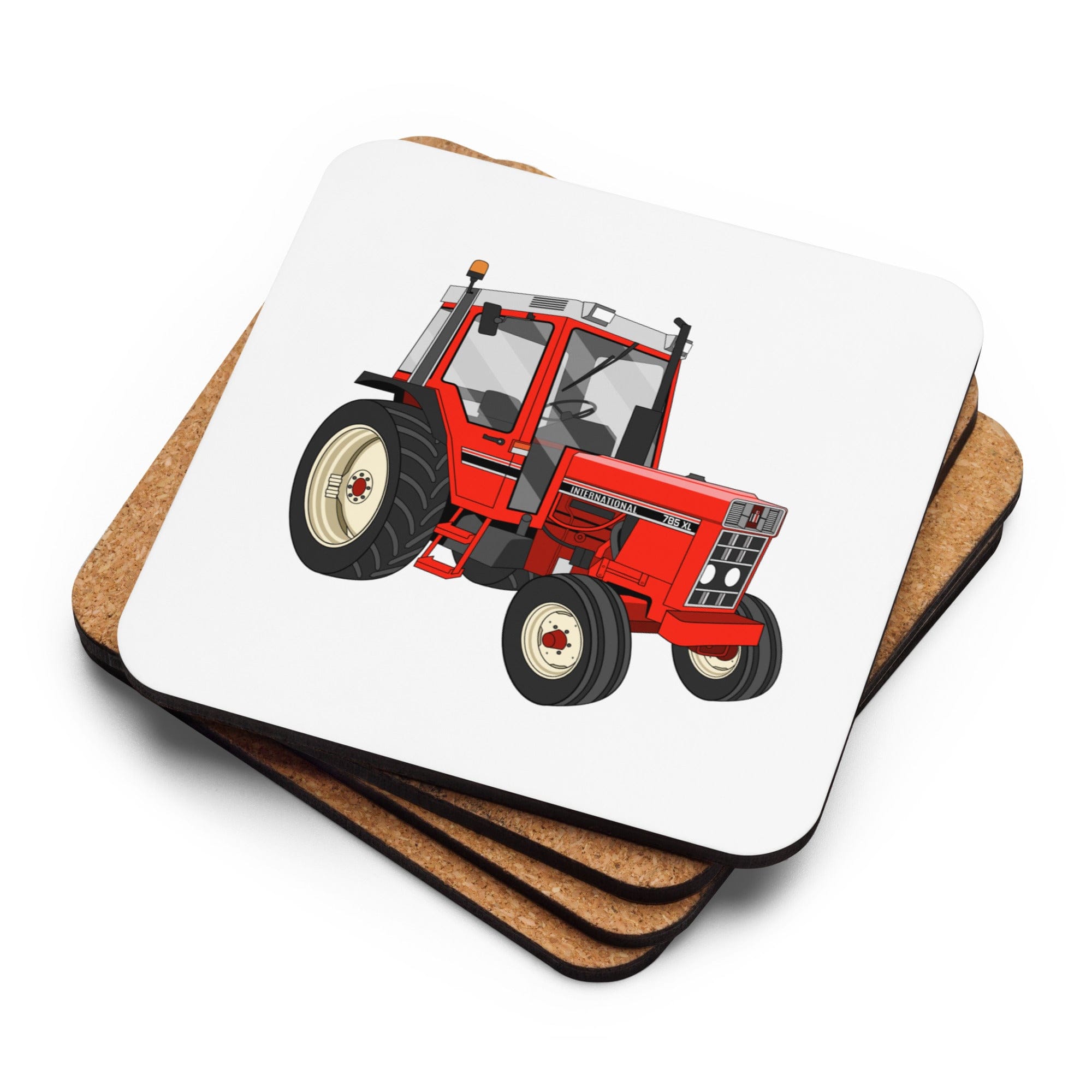 The Tractors Mugs Store International 785 Cork-back coaster Quality Farmers Merch