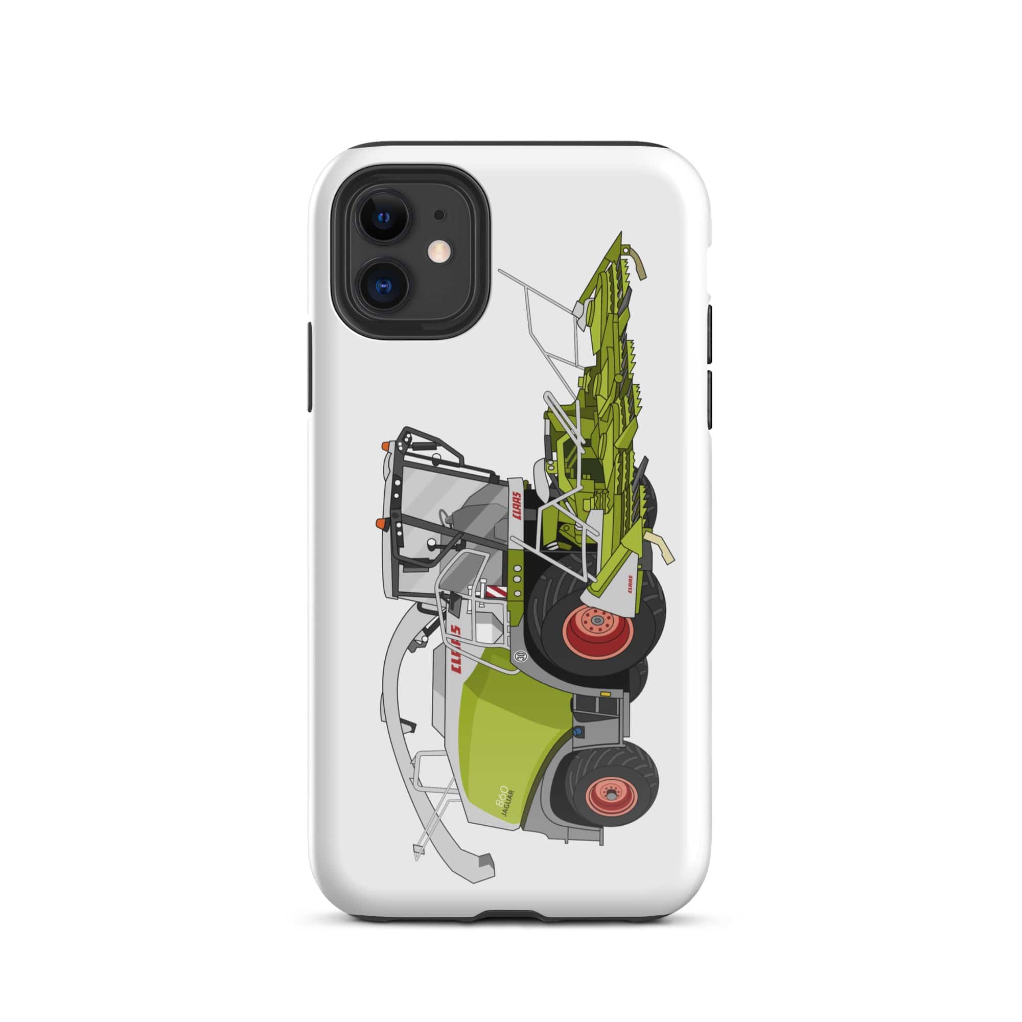 The Tractors Mugs Store iPhone 11 Class Jaguar 860 Forage Harvester Tough Case for iPhone® Quality Farmers Merch