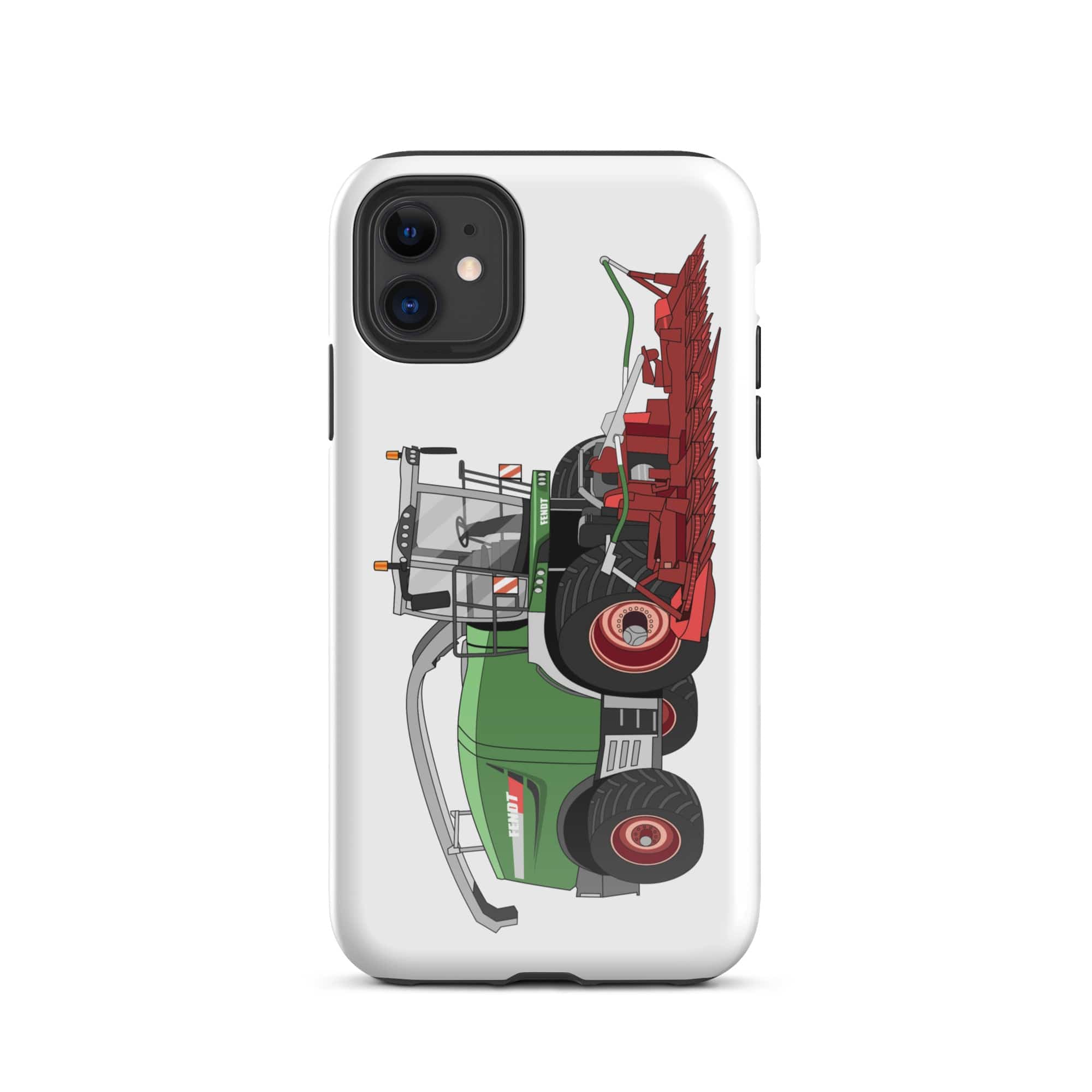 The Tractors Mugs Store iPhone 11 Fendt Katana 85 Forage Harvester Tough Case for iPhone® Quality Farmers Merch