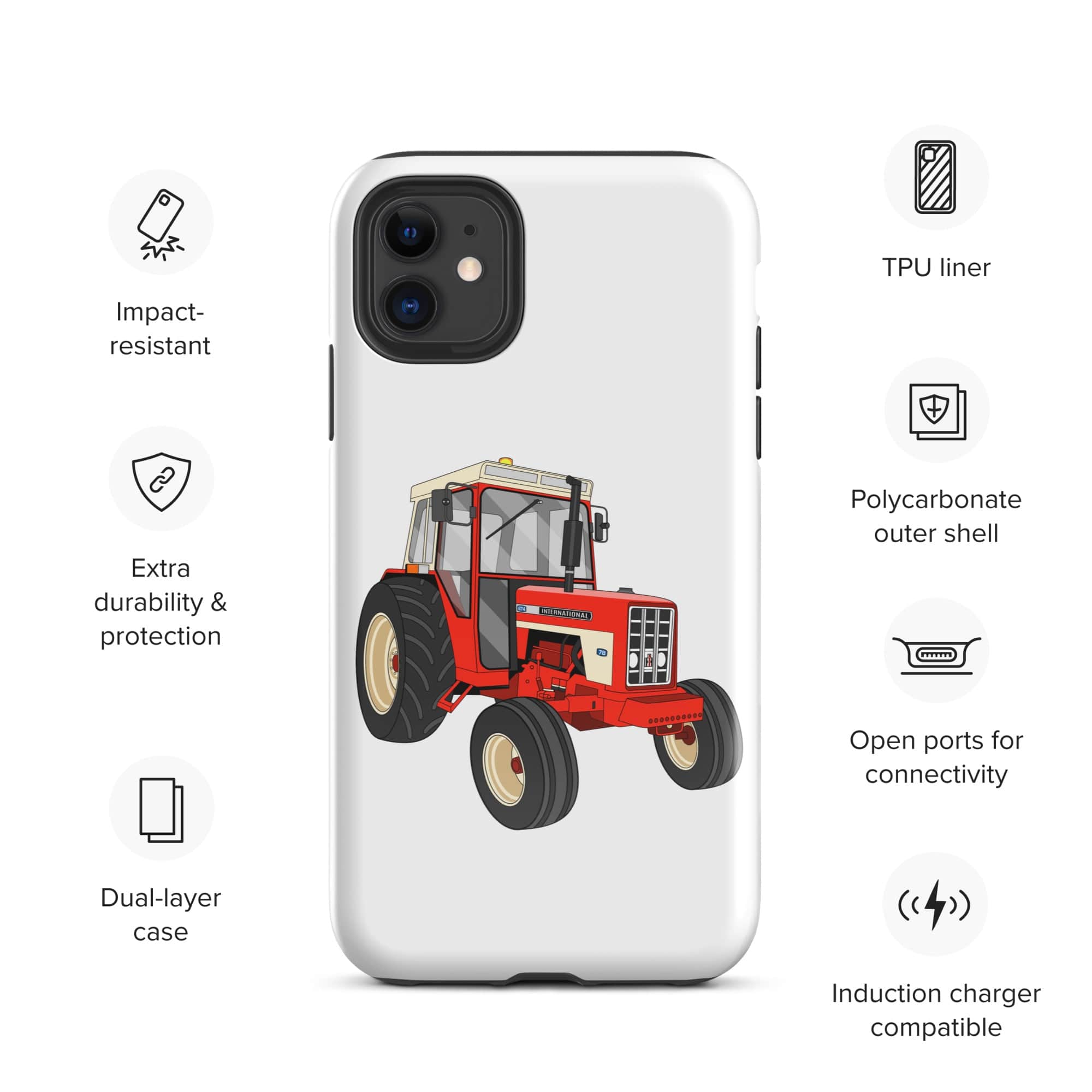 The Tractors Mugs Store iPhone 11 International 674 Tough Case for iPhone® Quality Farmers Merch