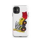 The Tractors Mugs Store iPhone 11 JCB 3CX 70th Anniversary Edition Tough Case for iPhone® Quality Farmers Merch