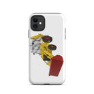 The Tractors Mugs Store iPhone 11 JCB 3CX White Cabin 2WD Tough Case for iPhone® Quality Farmers Merch