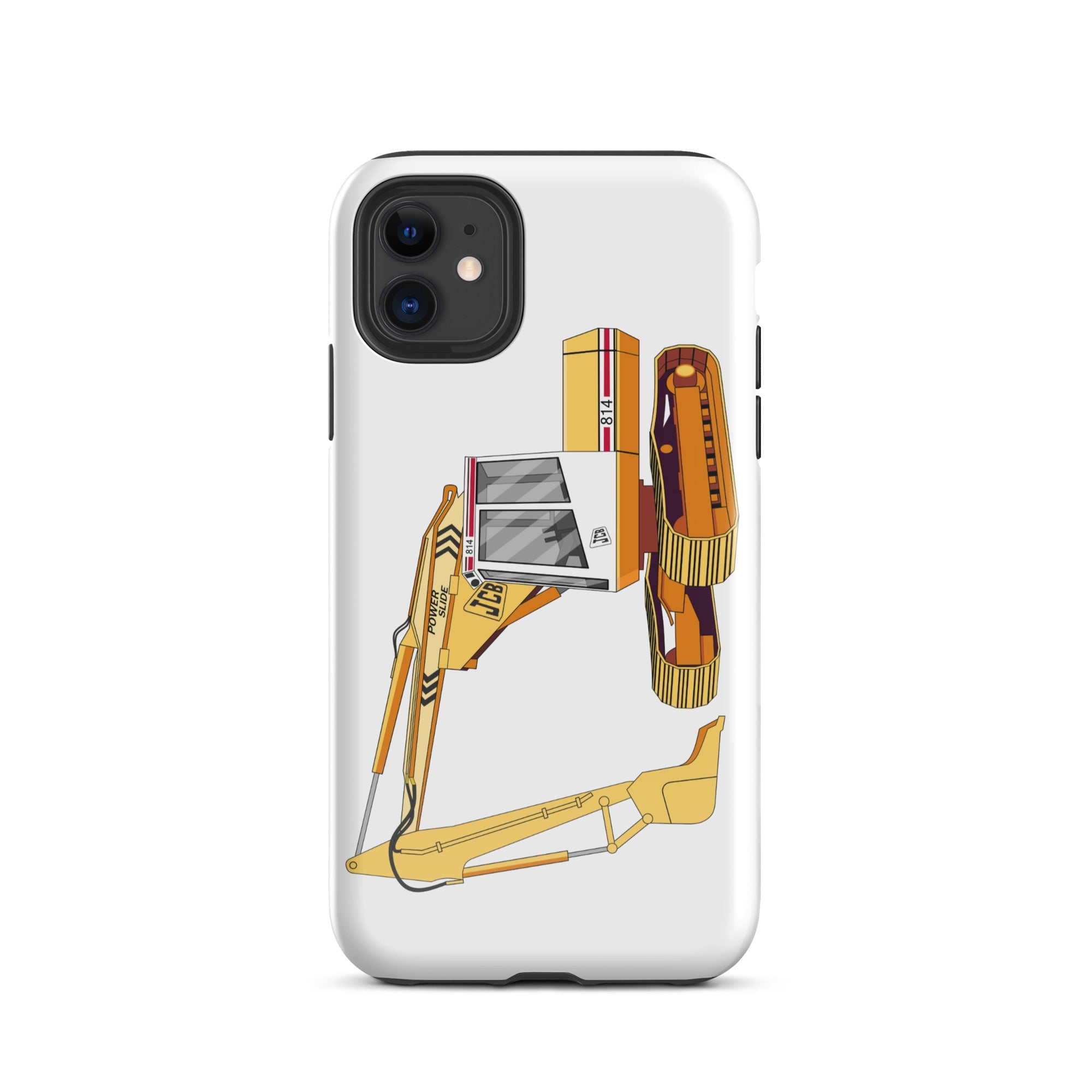 The Tractors Mugs Store iPhone 11 JCB 814 Tough Case for iPhone® Quality Farmers Merch