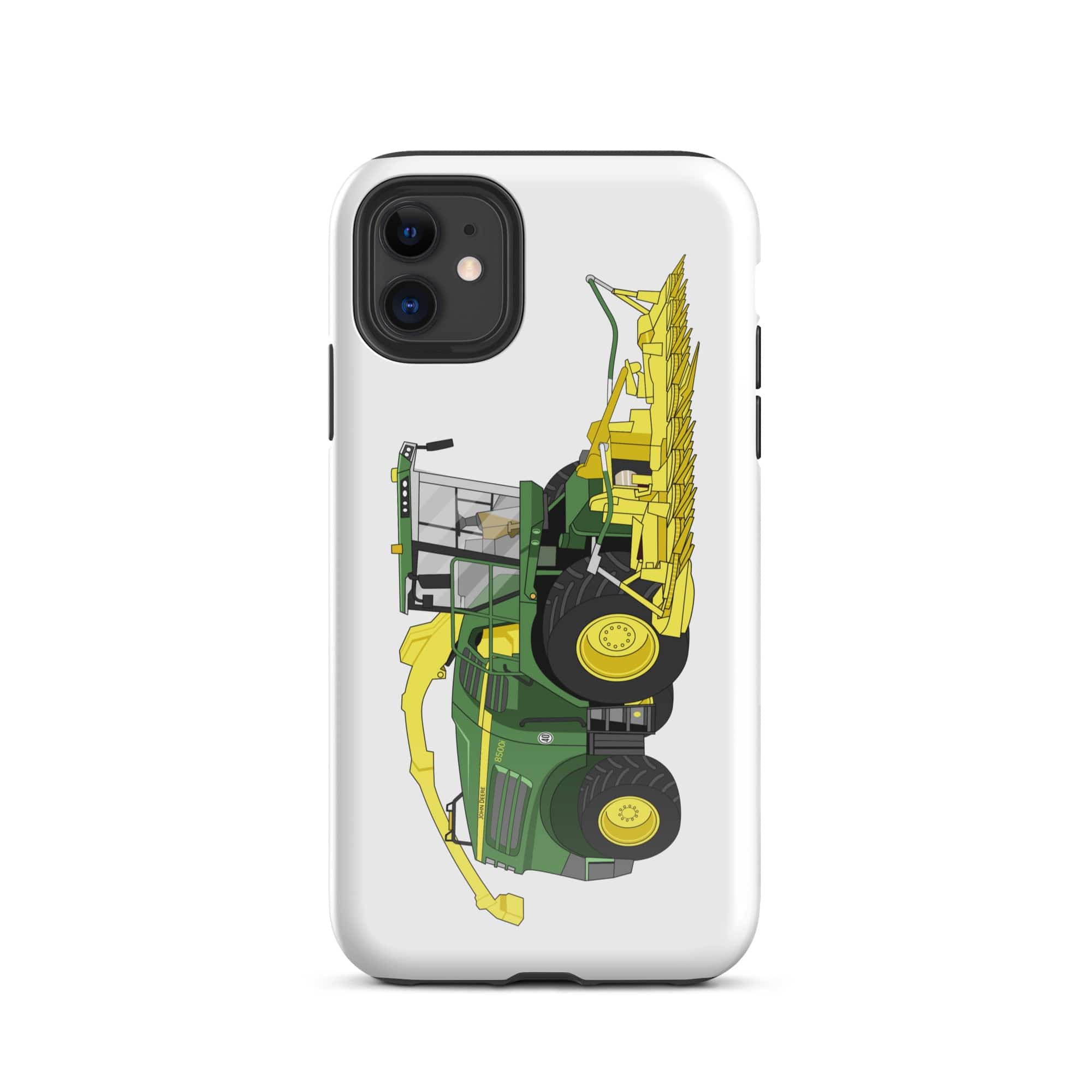 The Tractors Mugs Store iPhone 11 John Deere 8500i Forage Harvester Tough Case for iPhone® Quality Farmers Merch