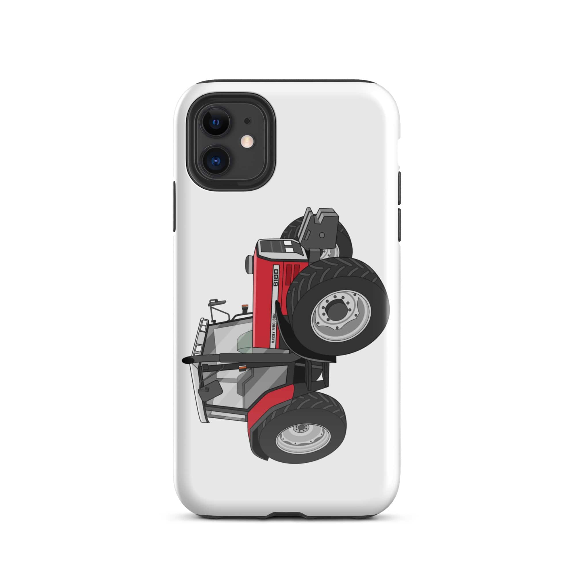 The Tractors Mugs Store iPhone 11 Massey Ferguson 6180 Tough Case for iPhone® Quality Farmers Merch