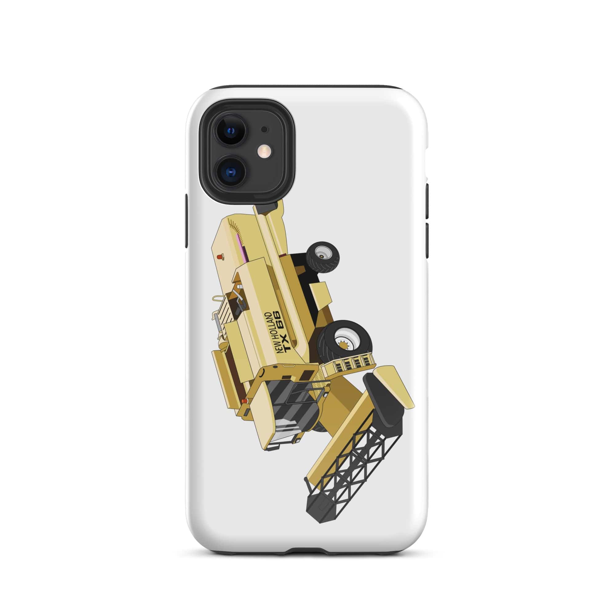 The Tractors Mugs Store iPhone 11 New Holland TX 66 Combine Harvester Tough Case for iPhone® Quality Farmers Merch