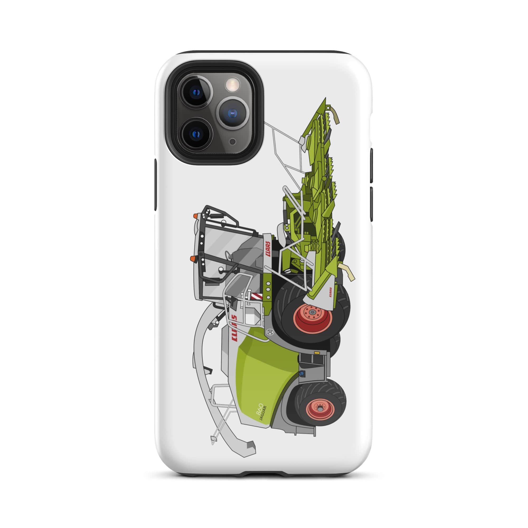 The Tractors Mugs Store iPhone 11 Pro Class Jaguar 860 Forage Harvester Tough Case for iPhone® Quality Farmers Merch