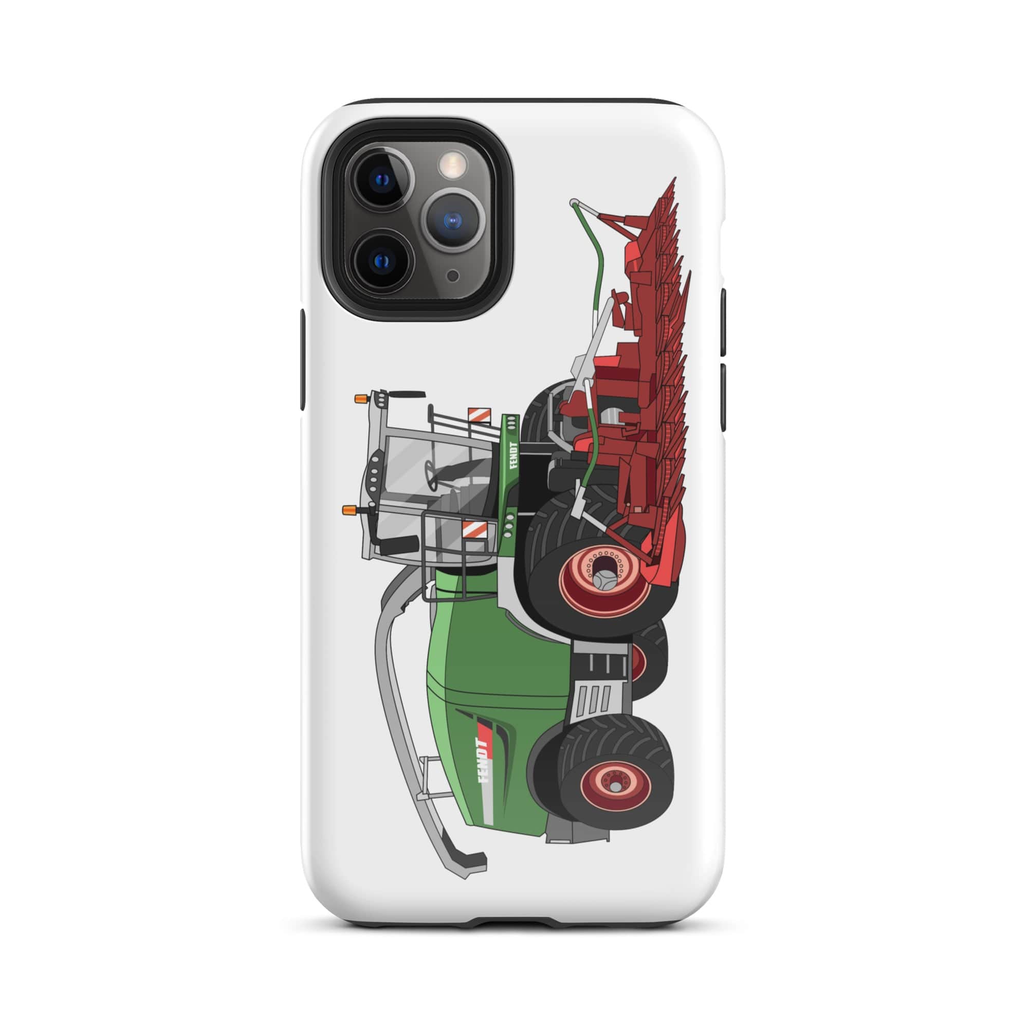 The Tractors Mugs Store iPhone 11 Pro Fendt Katana 85 Forage Harvester Tough Case for iPhone® Quality Farmers Merch