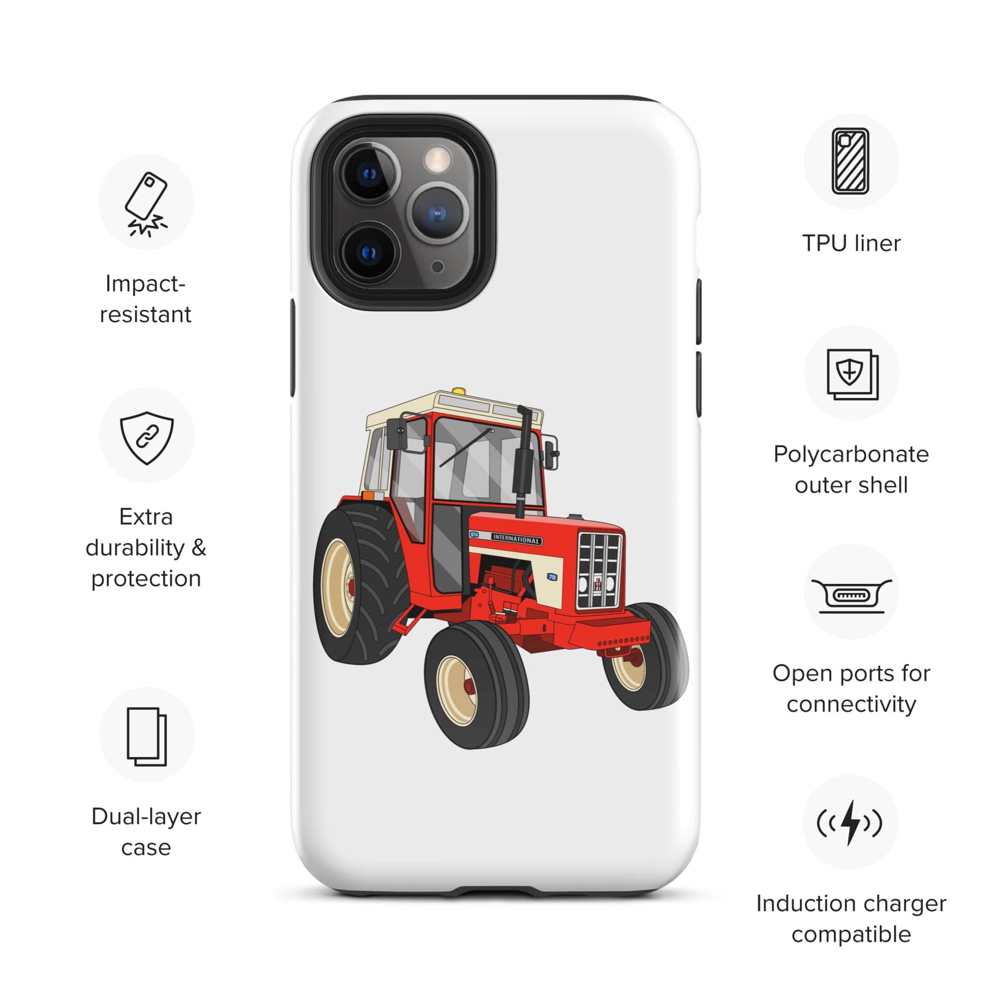 The Tractors Mugs Store iPhone 11 Pro International 674 Tough Case for iPhone® Quality Farmers Merch