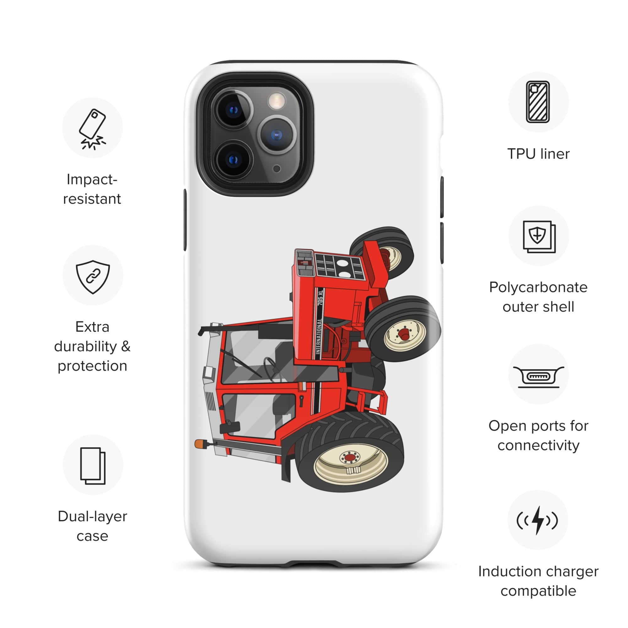 The Tractors Mugs Store iPhone 11 Pro International 785 Tough Case for iPhone® Quality Farmers Merch