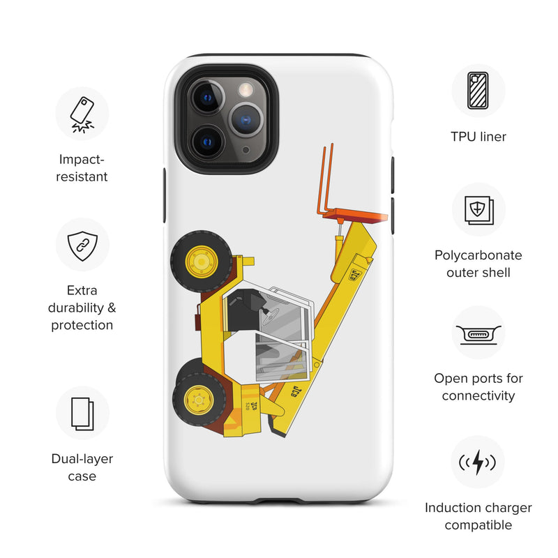 The Tractors Mugs Store iPhone 11 Pro JCB  Loadall 520 Tough Case for iPhone® Quality Farmers Merch