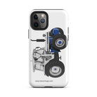 The Tractors Mugs Store iPhone 11 Pro Ford 7810 Jubilee Edition SilverTractor Tough Case for iPhone® Quality Farmers Merch