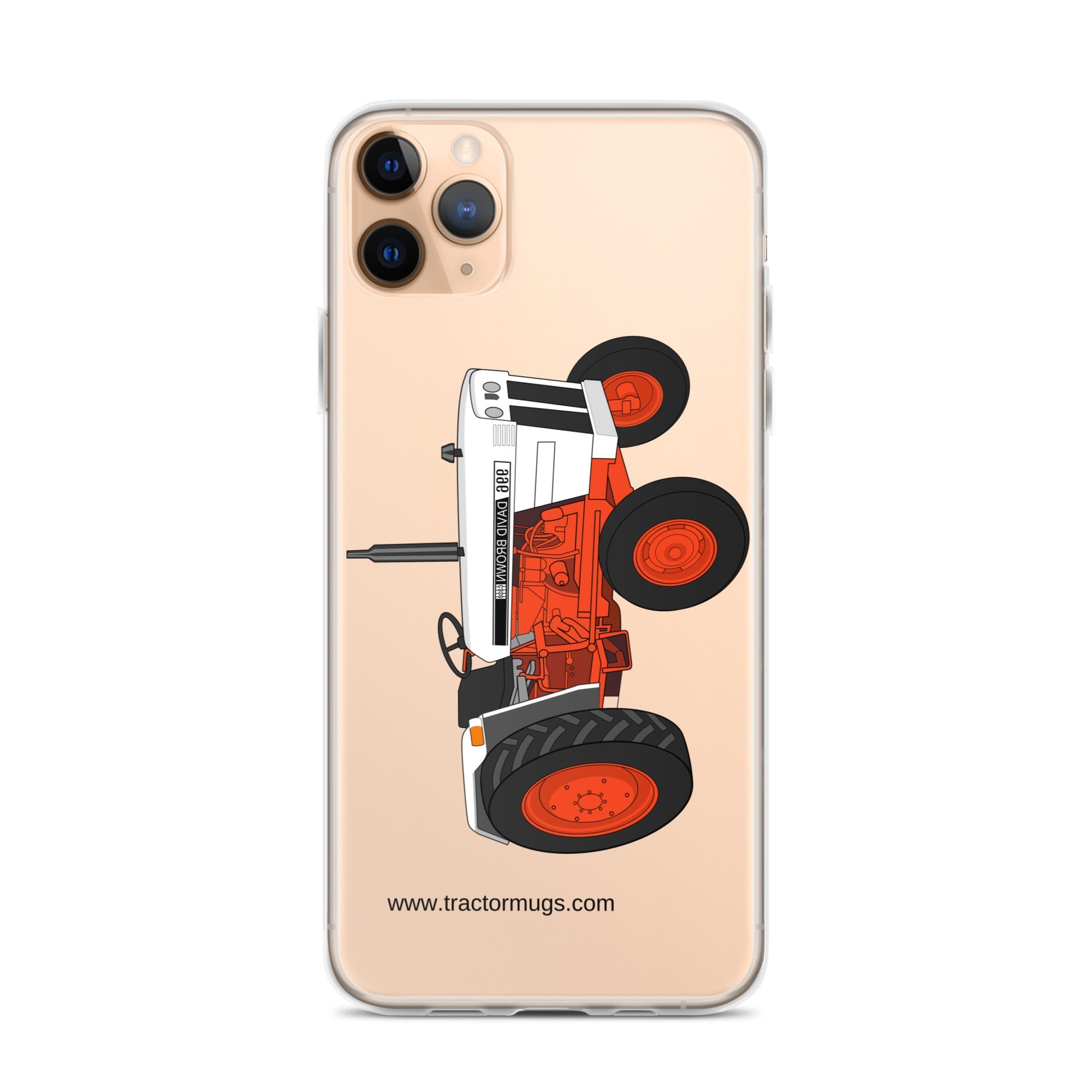 The Tractors Mugs Store iPhone 11 Pro Max Case David Brown 996 (1974) Clear Case for iPhone® Quality Farmers Merch