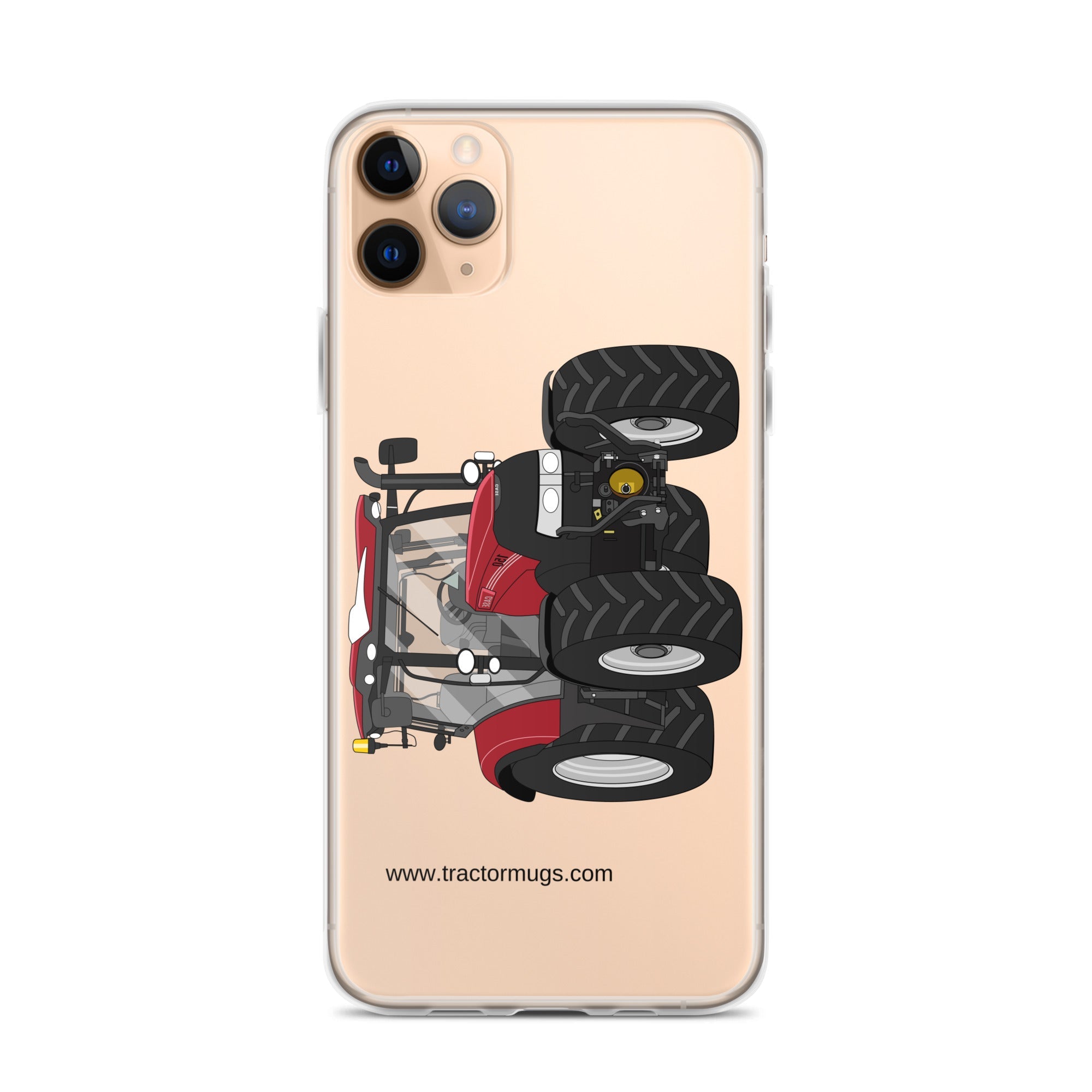 The Tractors Mugs Store iPhone 11 Pro Max Case IH Maxxum 150 Activedrive 8 Clear Case for iPhone® Quality Farmers Merch