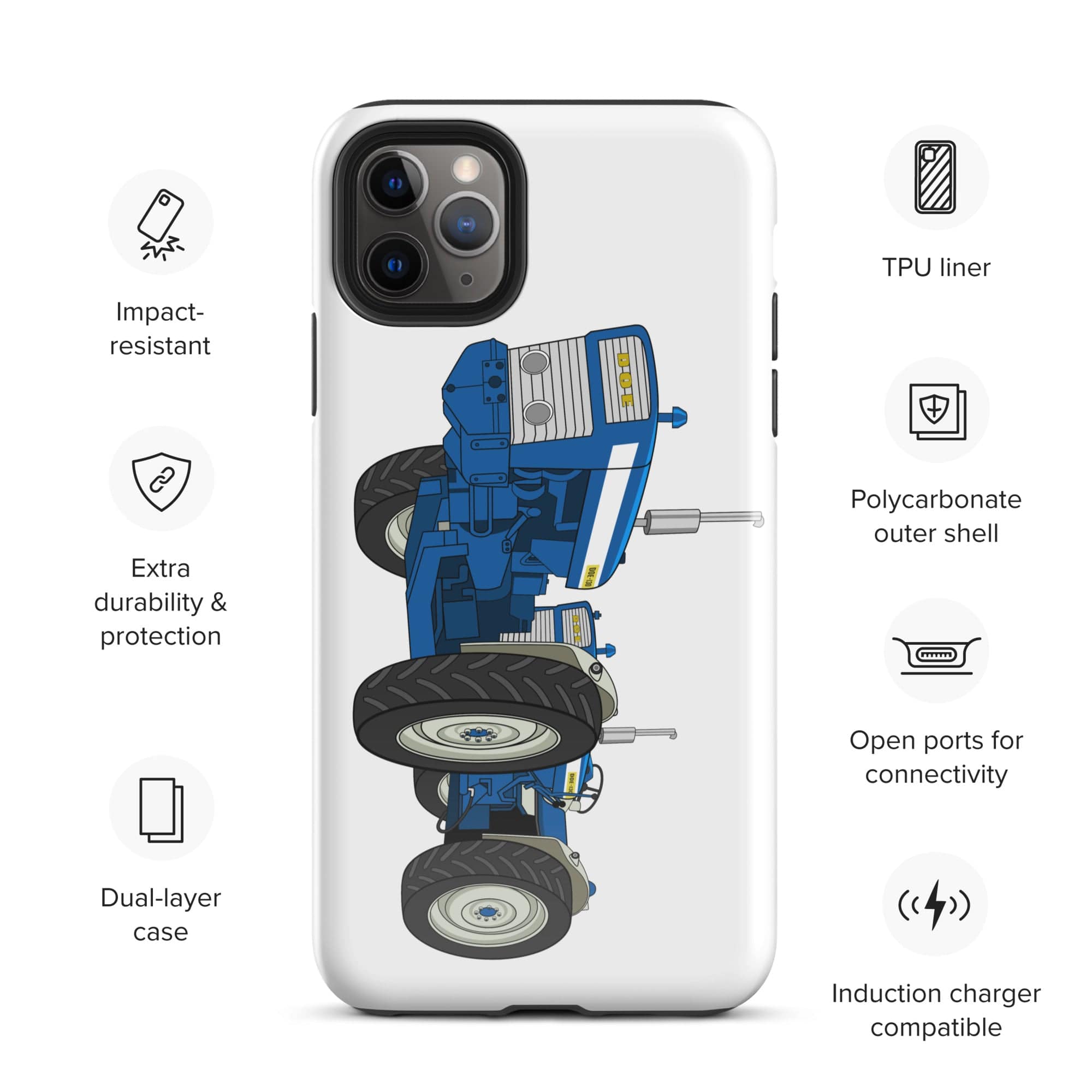 The Tractors Mugs Store iPhone 11 Pro Max DOE Dual Drive 130 Tough Case for iPhone® Quality Farmers Merch